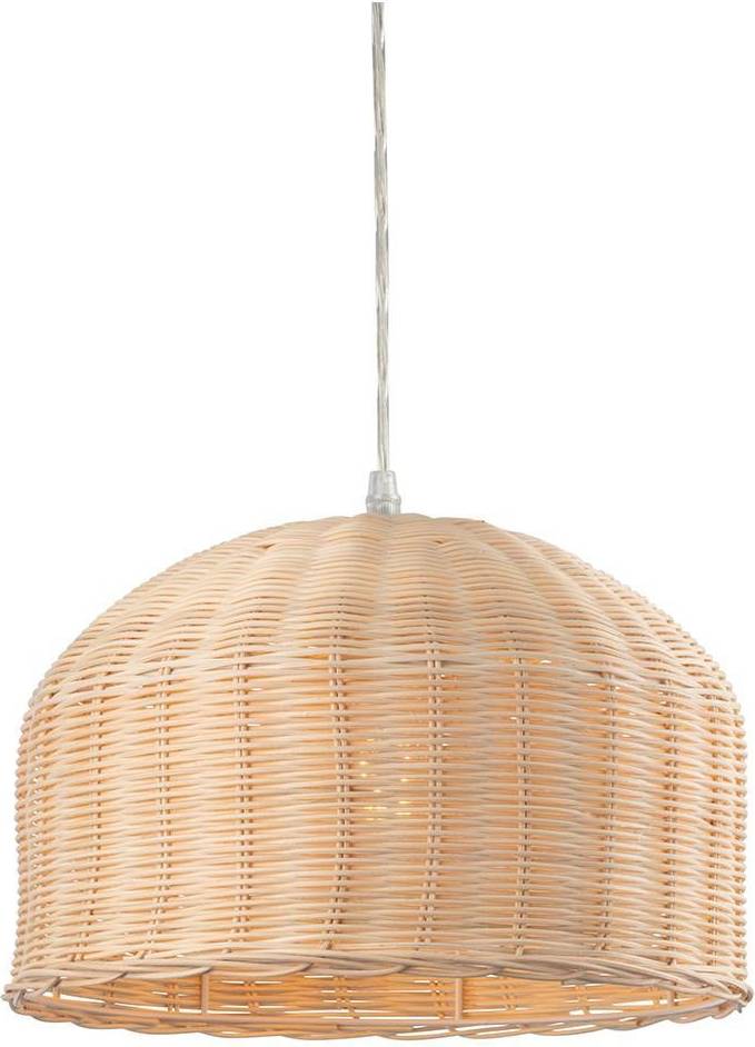 Firstlight Rattan Dome Pendant Lamp