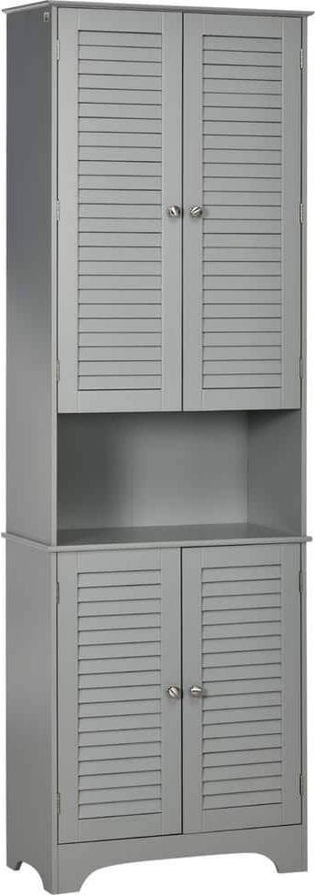 Freestanding linen cabinets Homcom 23.5 MDF Storage Cabinet