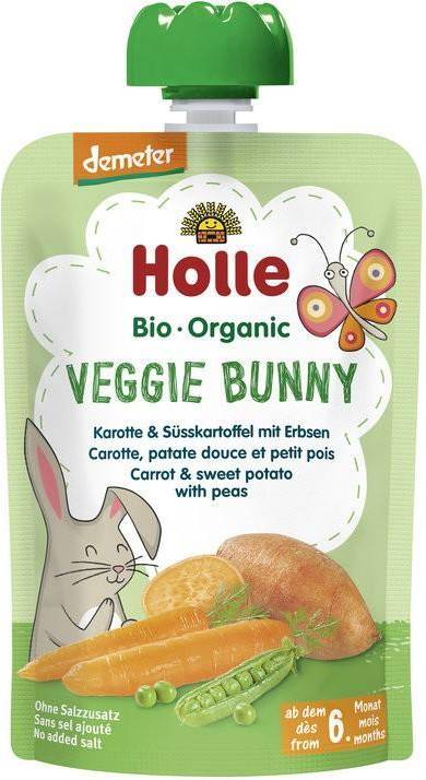 Holle Vegetable Rabbit Mousse In A Tube Carrot