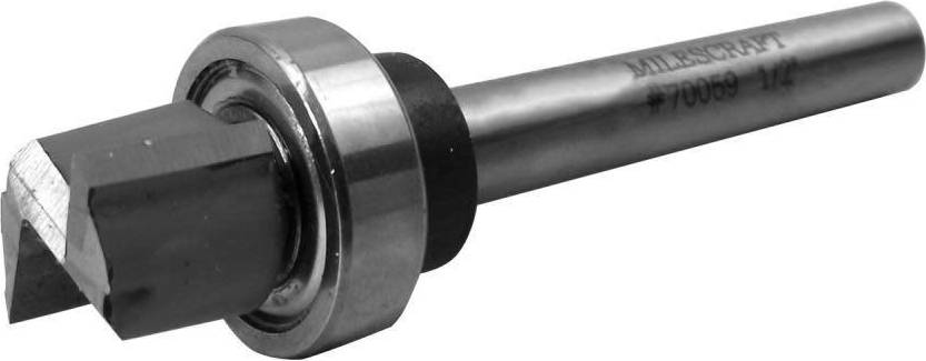 1/2 Straight Router Bit With Bearing Shank