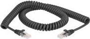 DeLock RJ45 Coiled Cable Cat.5e 2 5m