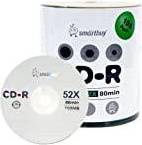 Cd r Smartbuy CD-R 700MB 52x 100- Pack