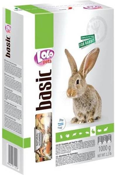 LoLo Pets Rabbit feed complete 1000g