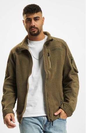 Brandit Ripstop Fleece Jacket - Olive