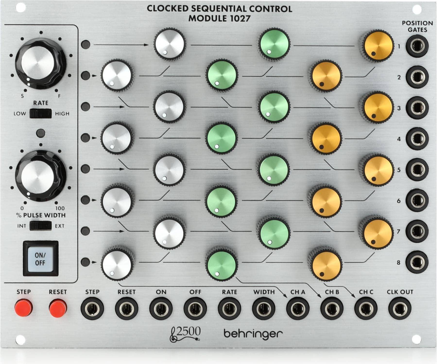 Behringer Clocked Sequential Control Module 1027 8-step Sequencer Eurorack Module