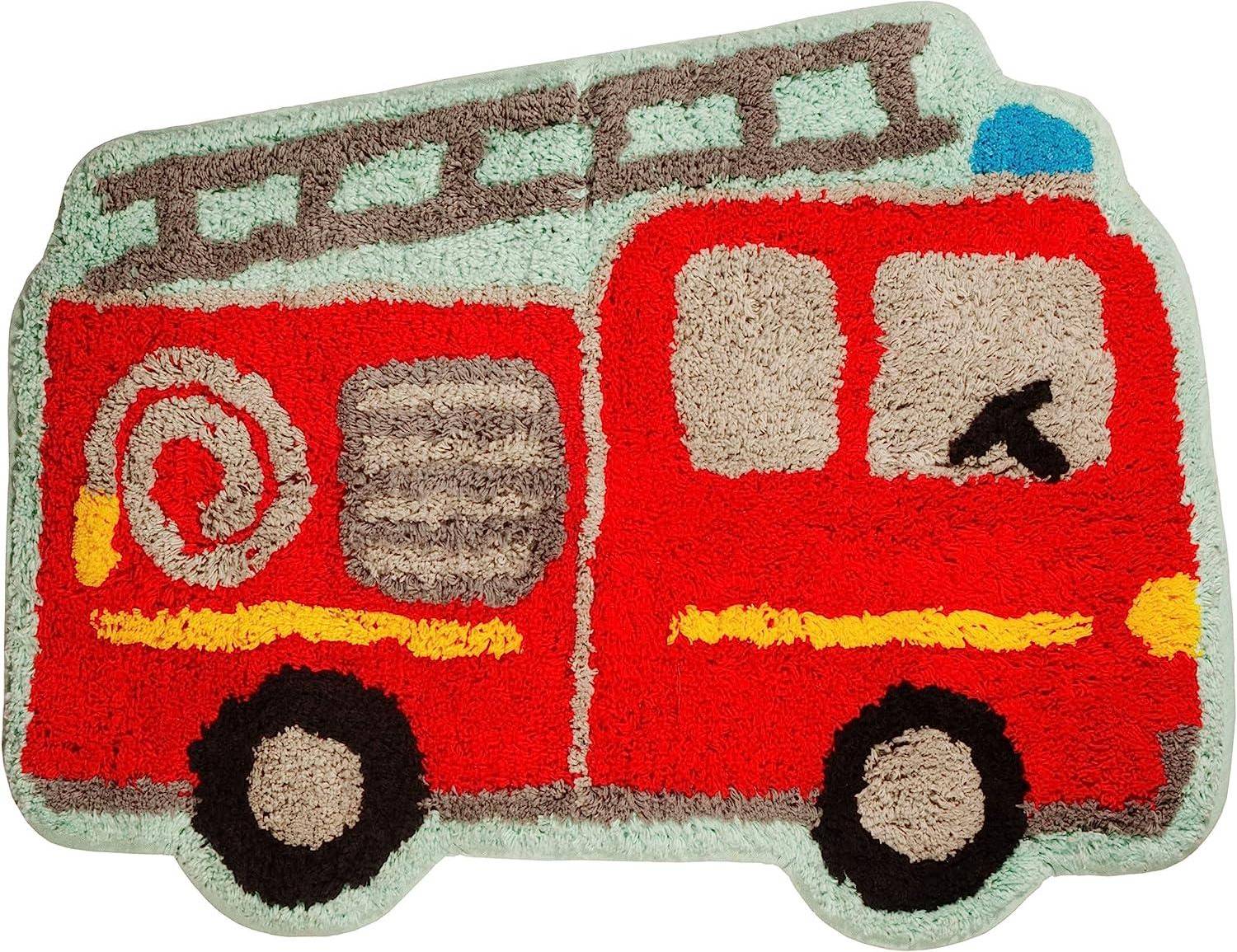 Sass & Belle Fire Engine Rug 17.3x23.6"