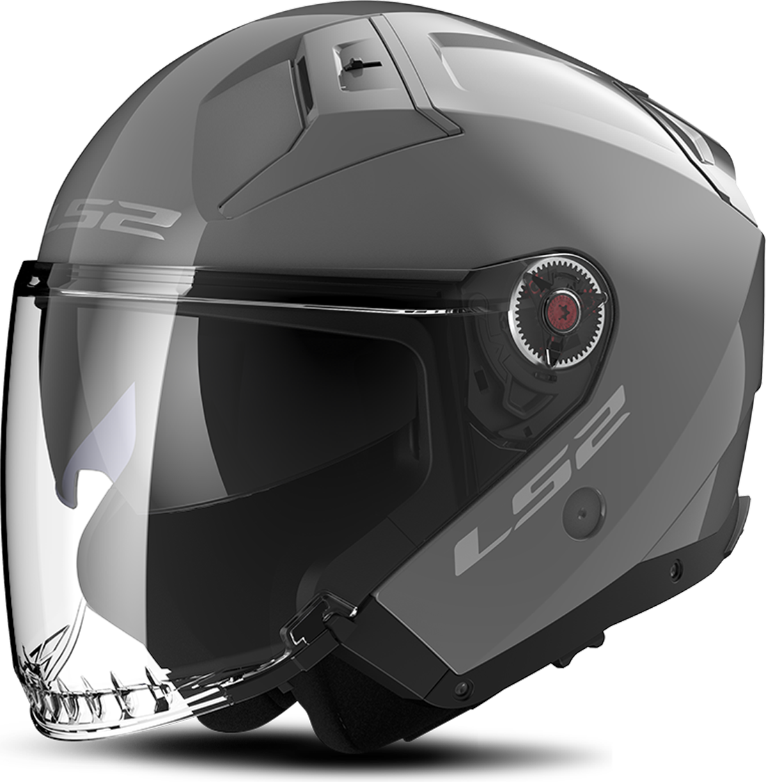 LS2 OF603 Infinity II Solid Jet Helmet - Grey