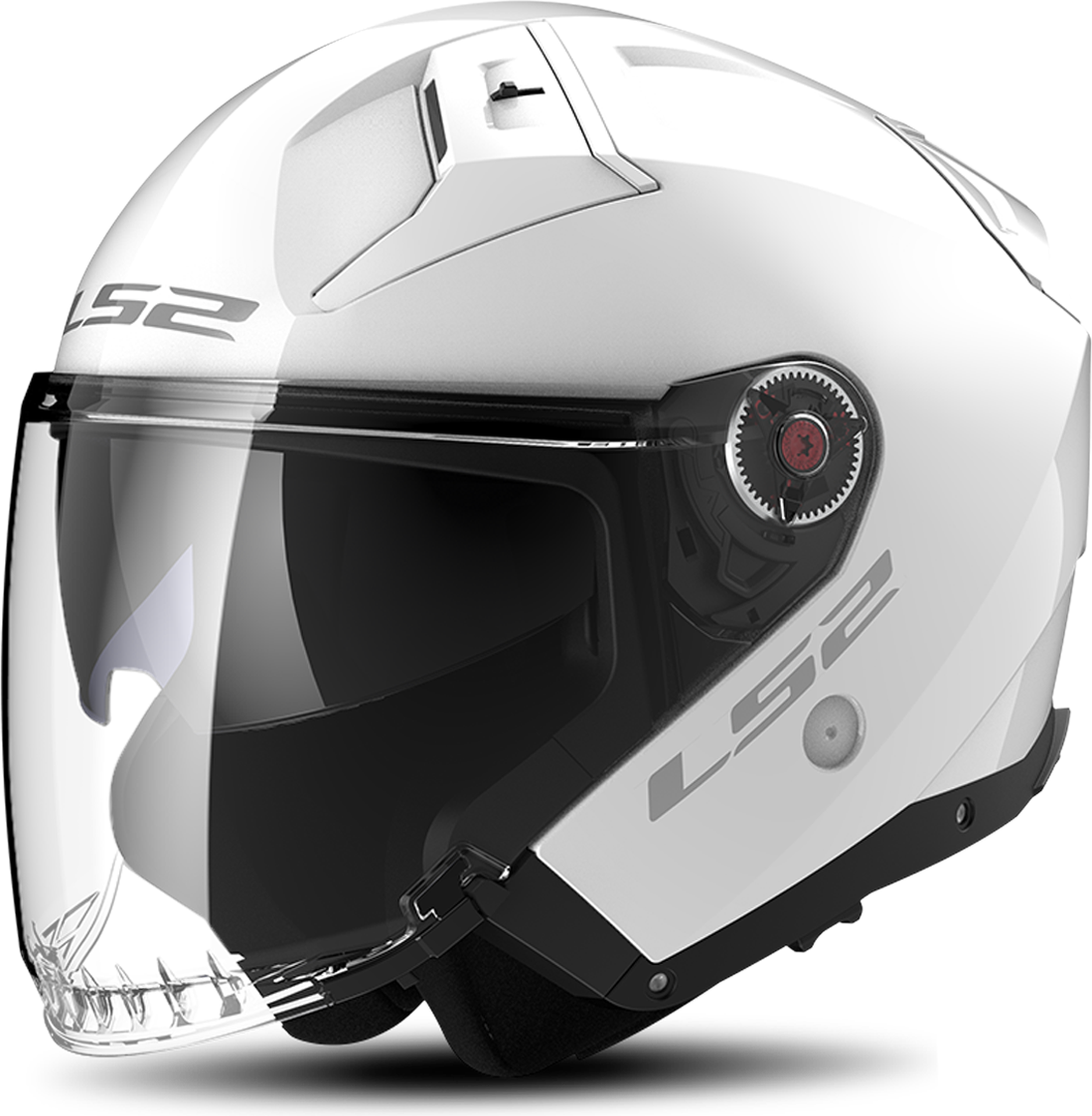 LS2 OF603 Infinity II Solid Jet Helmet - White