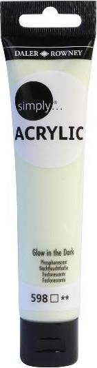 Daler Rowney Daler-Rowney Glow In The Dark Simply Acrylic Paint