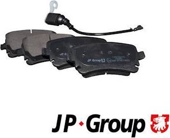 JP Group Brake Pad Set Rear Axle