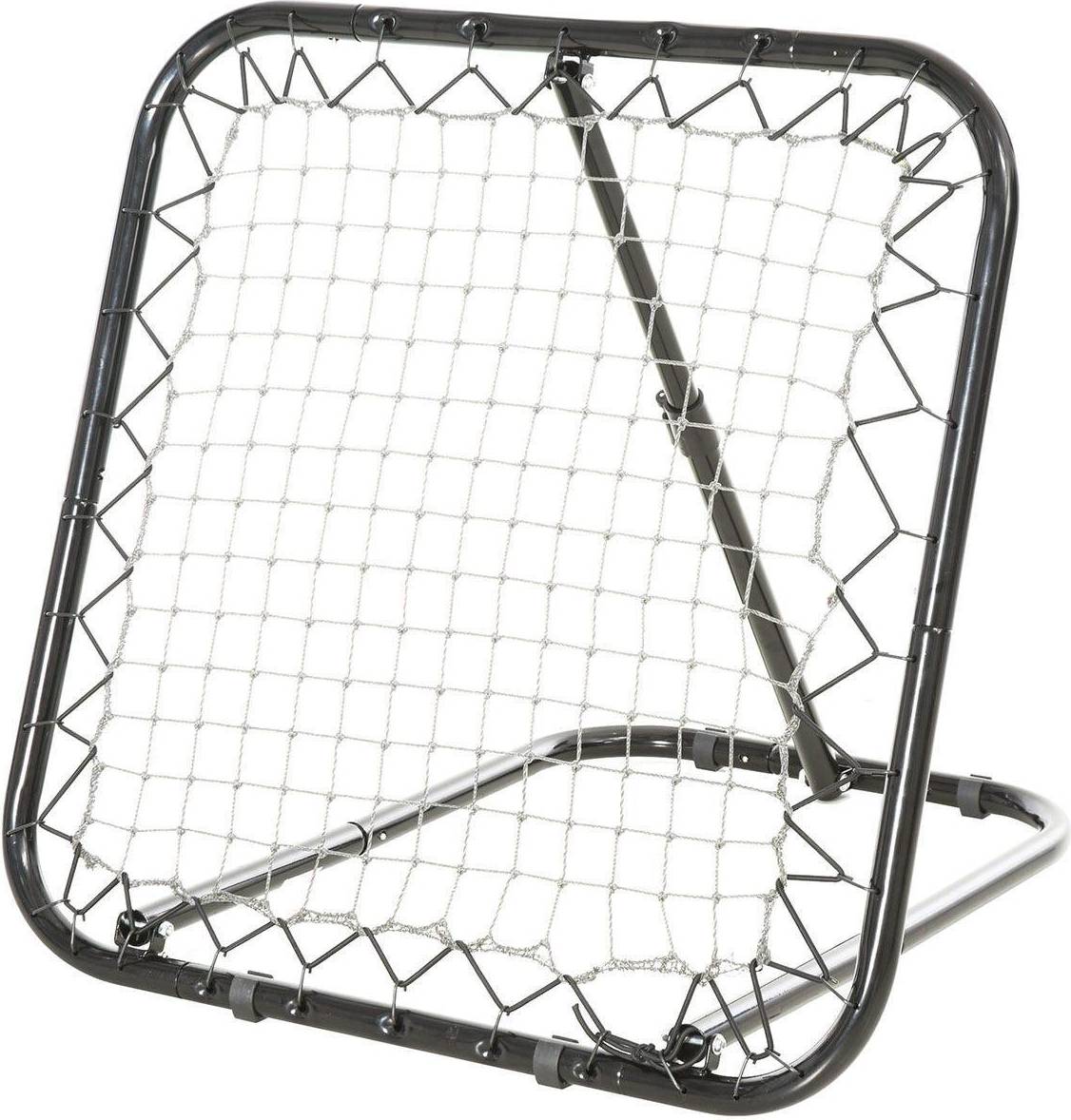 Football rebounder net Homcom Angle Adjustable Rebounder Net Black