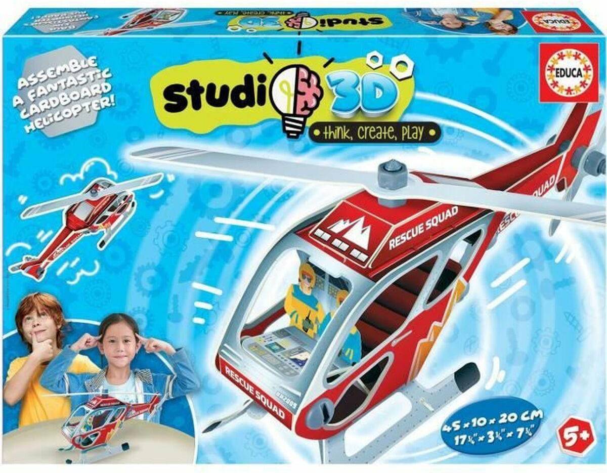 Educa Rescue Helicopter Studio 14 Pieces