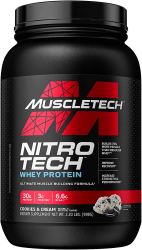 Muscletech NitroTech Whey Protein Powder 6.8g BCAA