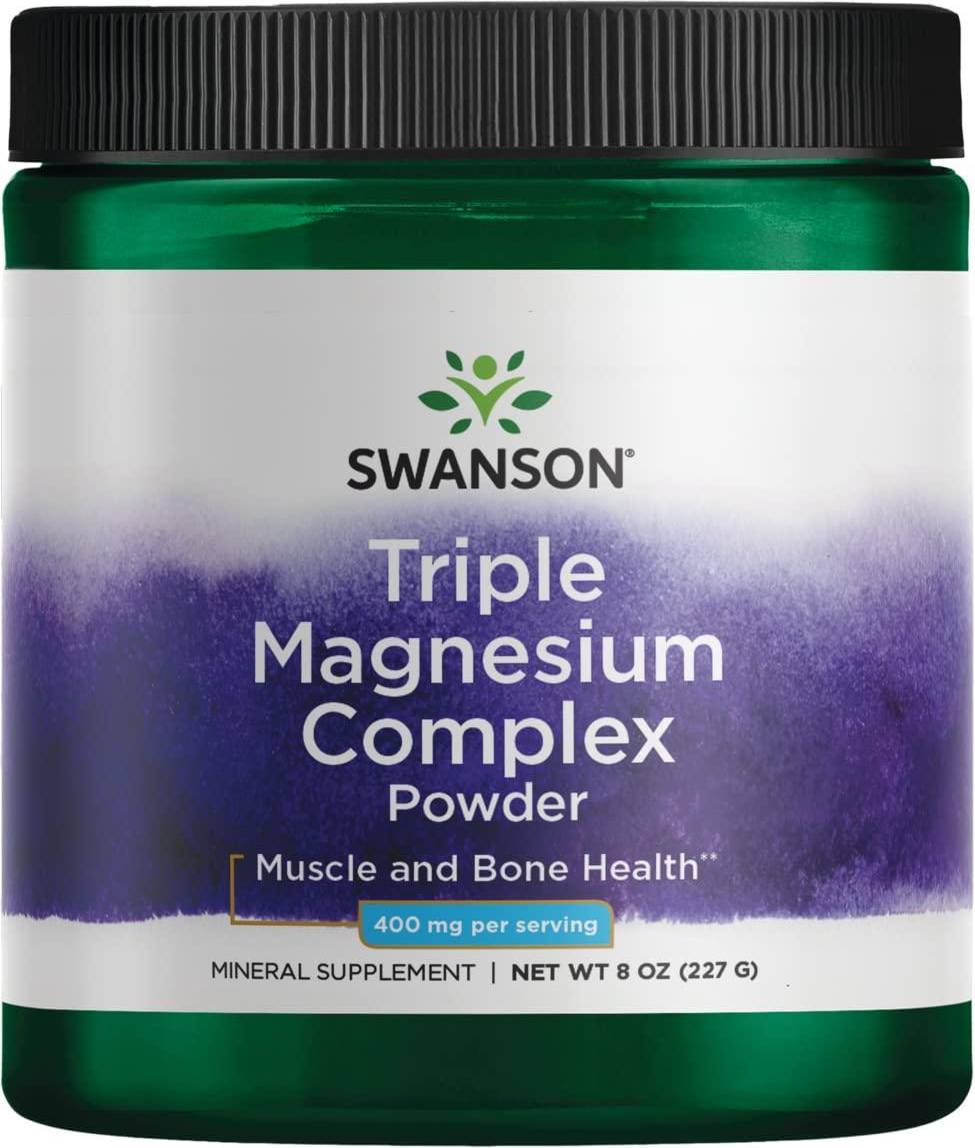 Magnesium Swanson Premium Triple Magnesium Complex Powder