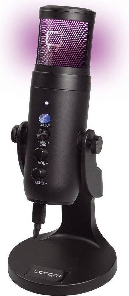 Mikrofon streaming Venom USB Cardioid Streaming Microphone with LED Light