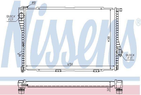 60648A Radiator, engine cooling