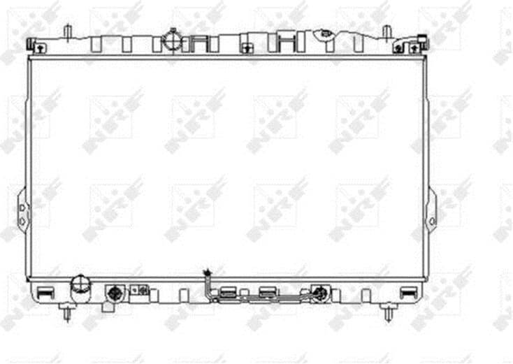 NRF Engine Cooling Radiator 53354