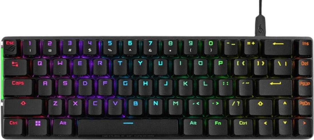 Asus rog gaming keyboard ASUS ROG Falchion Ace Black QWERTY Gaming Keyboard