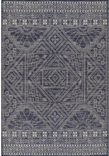 Momeni Riviera Geometric Blue 96x"