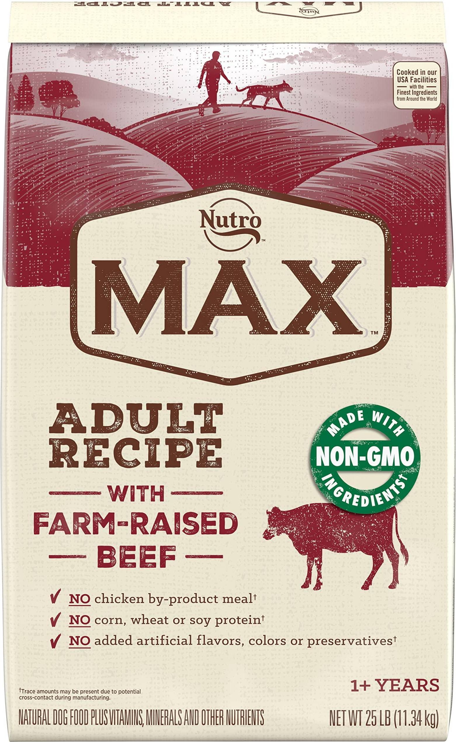 Beef Nutro Max Adult Recipe With Farm Raised Beef Rice Dry