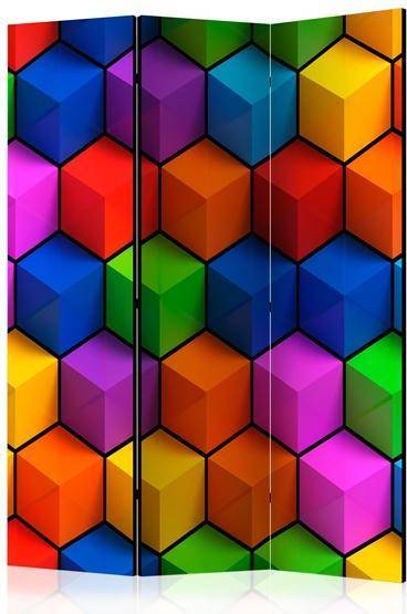 Artgeist Colorful Geometric Boxes II Rumsavdelare