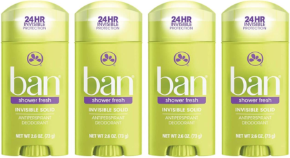 Deodorant, Invisible Solid, Shower Fresh