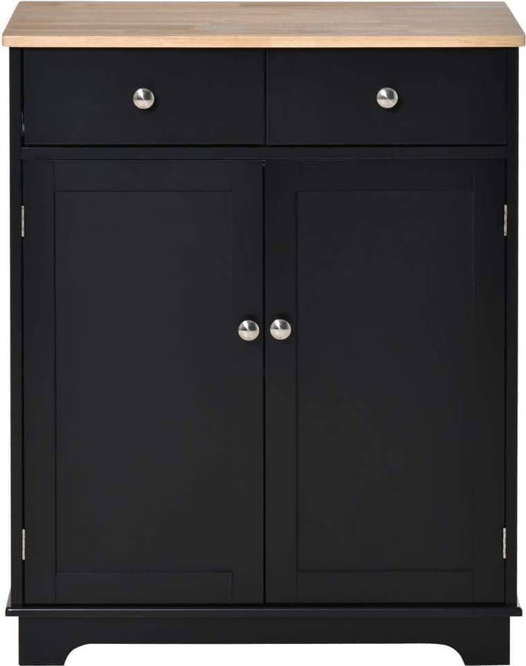Pantry cupboard for kitchen Homcom 2-Door Kitchen Storage Cabinet