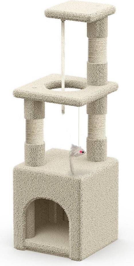 Vounot Cat Tree 88cm with Rope Scratching