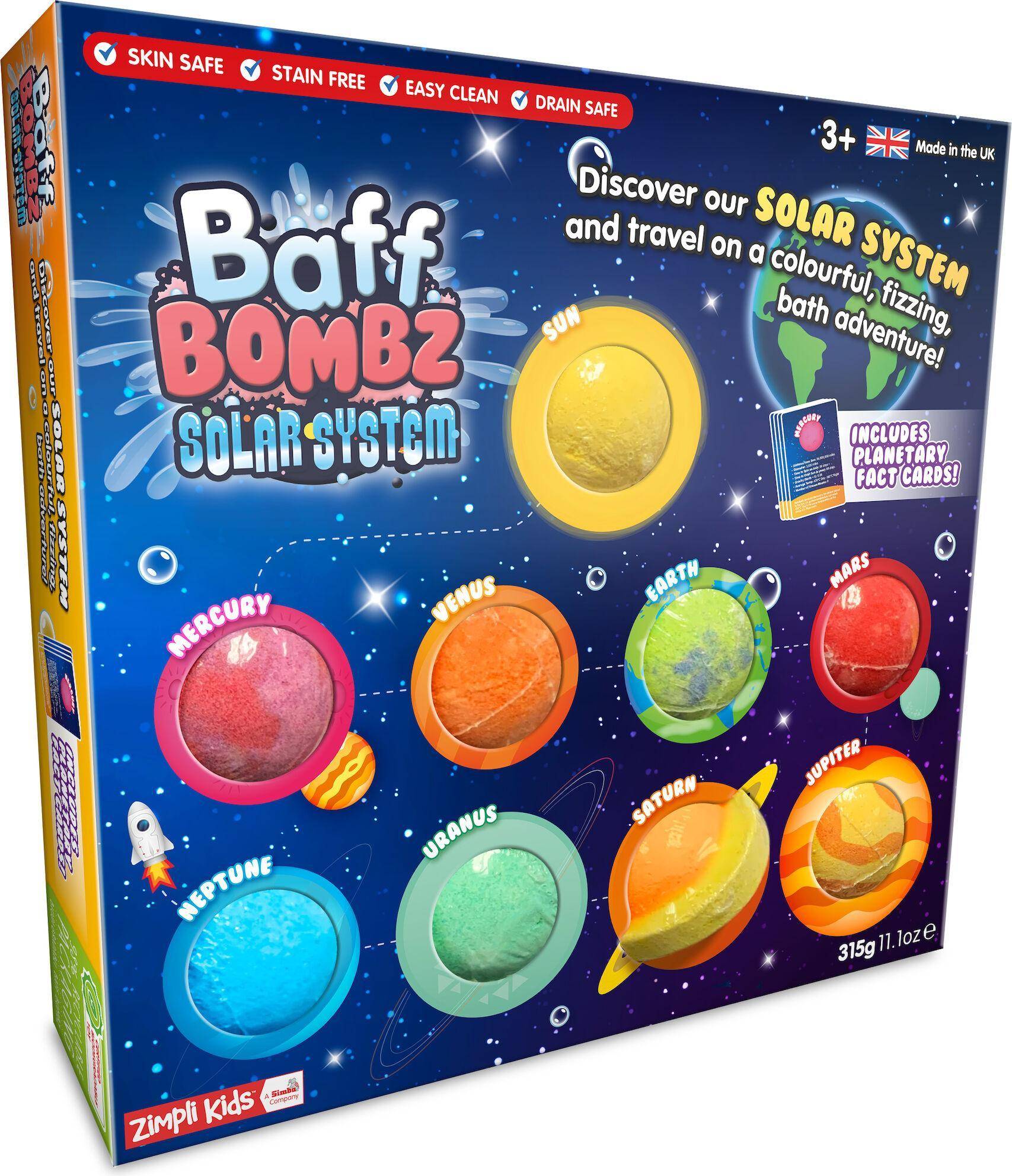 Baff Bombz 4 Pack Solar System