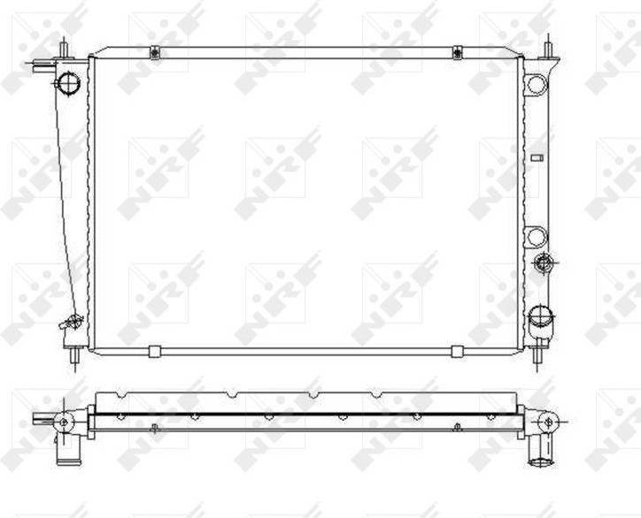 NRF Engine Cooling 53371 Radiator