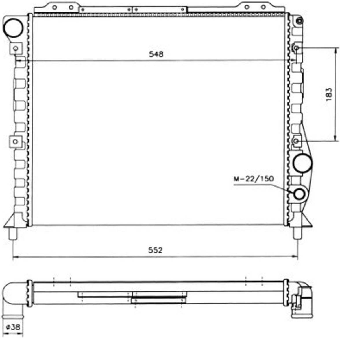 NRF Engine Cooling 58743 Radiator
