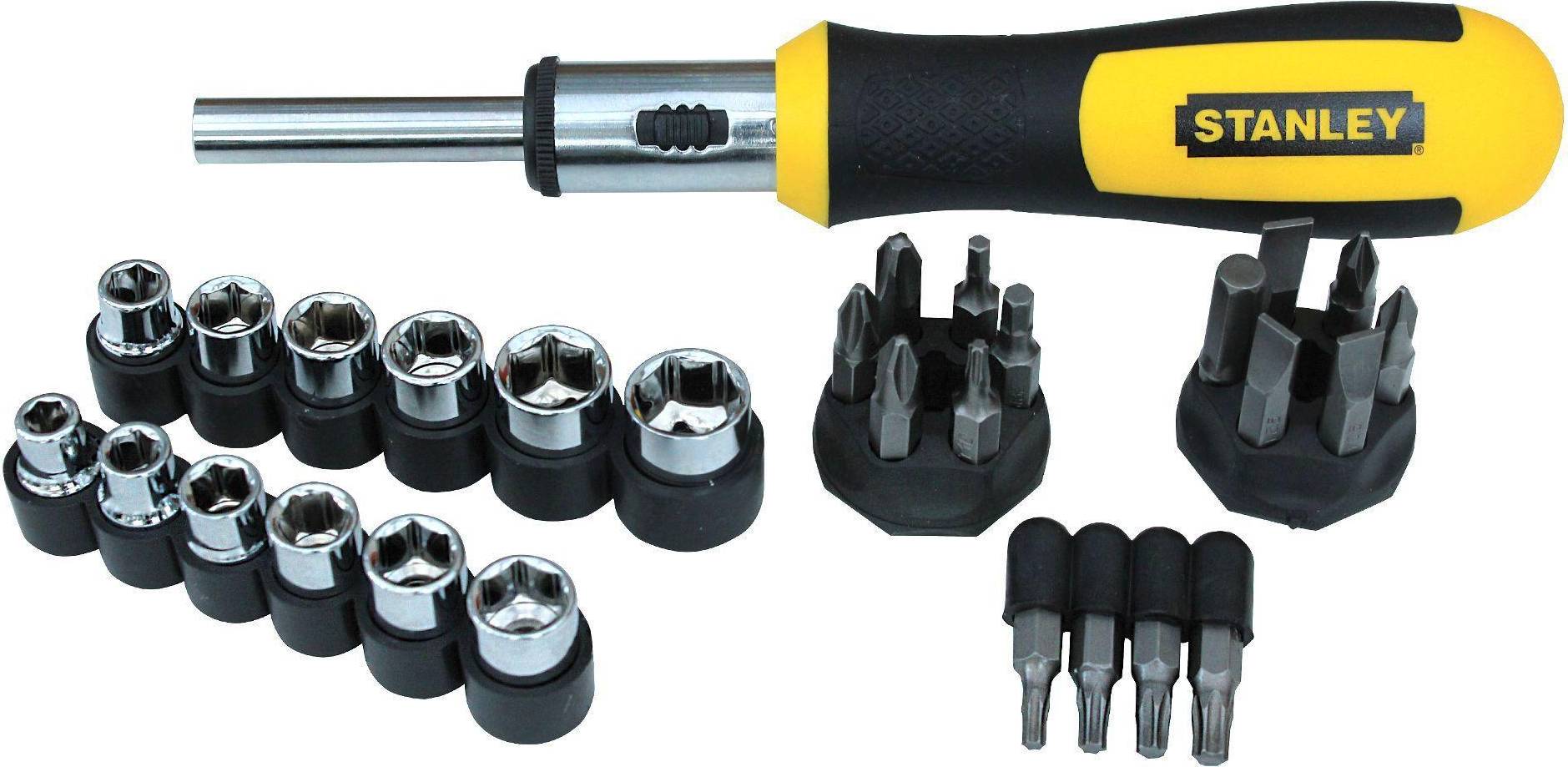 Stanley Tools 0-54-925 Ratcheting Screwdriver Set 29-piece Bit Screwdriver