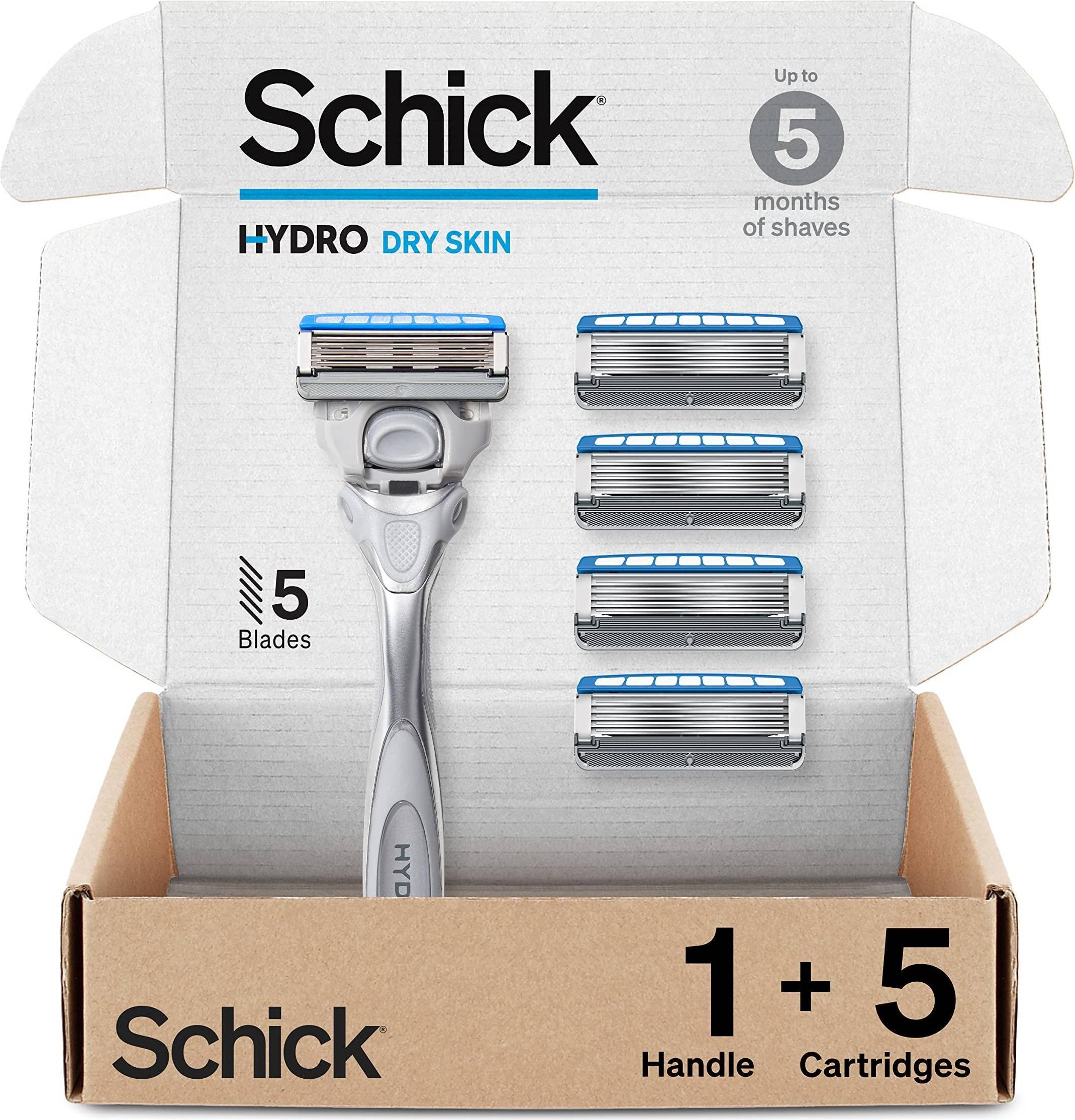 Hydro Dry Skin Razor 5 Blade 5 Cartridges