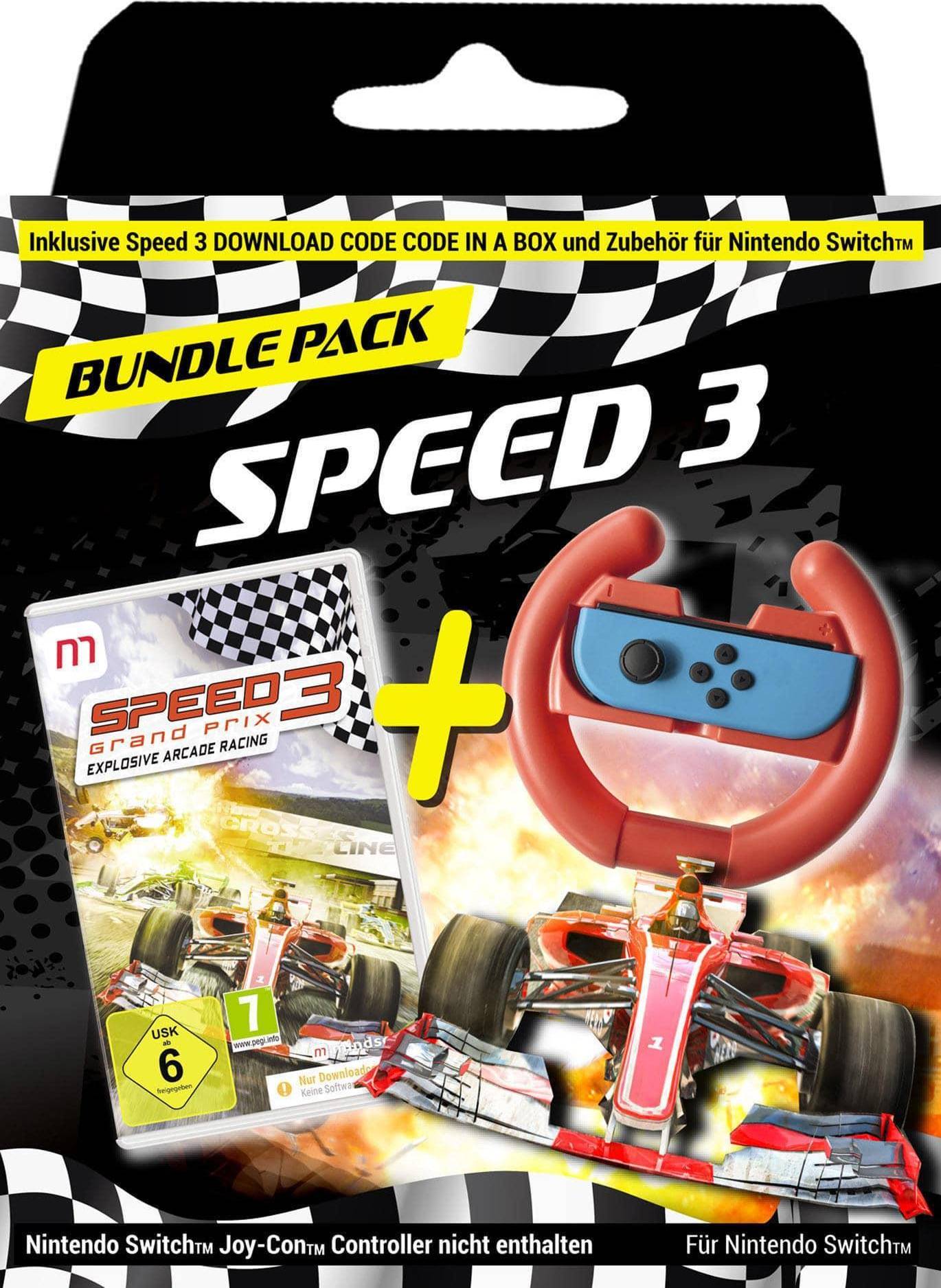 Nintendo switch bundle Mindscape Speed 3 Racer Bundle Code in Box