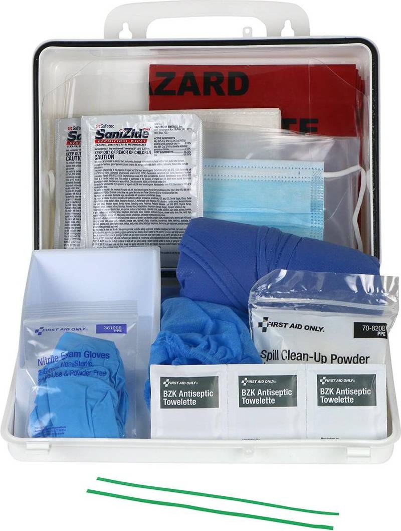 First Aid Only Bloodborne Pathogen/Bodily Fluid Cleanup Kit