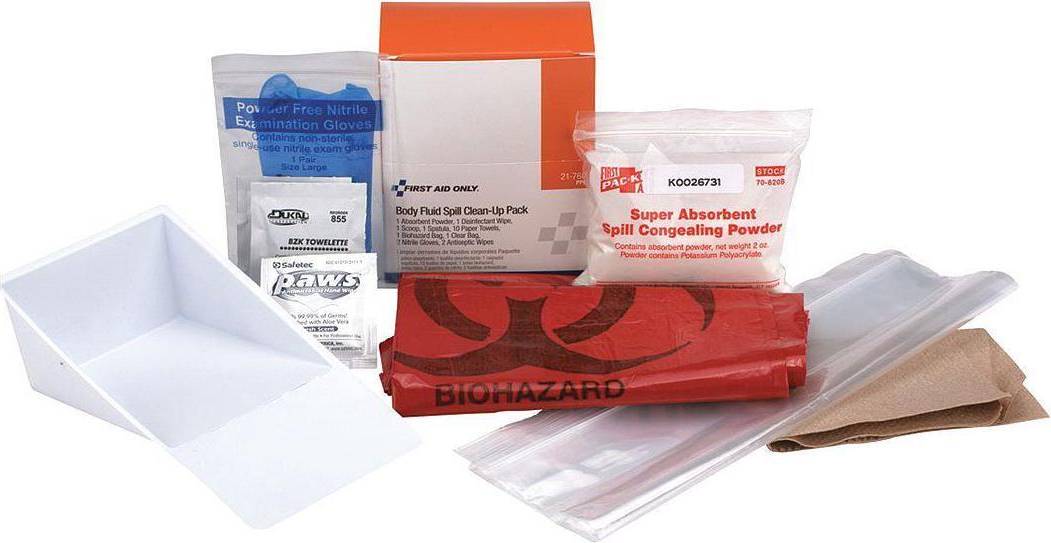 First Aid Only Body Fluid Spill Clean-Up Pack