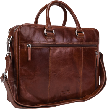 Cambridge RV Briefcase 15" - Cognac