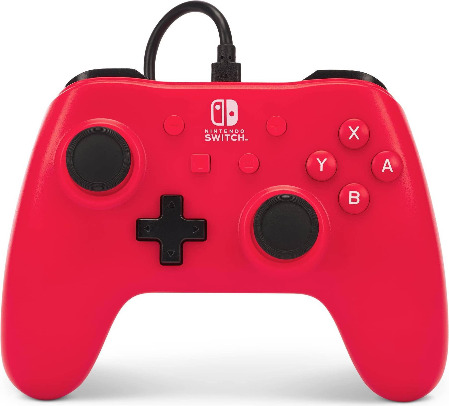 PowerA NSGP0142-01 Wired Controller for Nintendo Switch - Raspberry Red