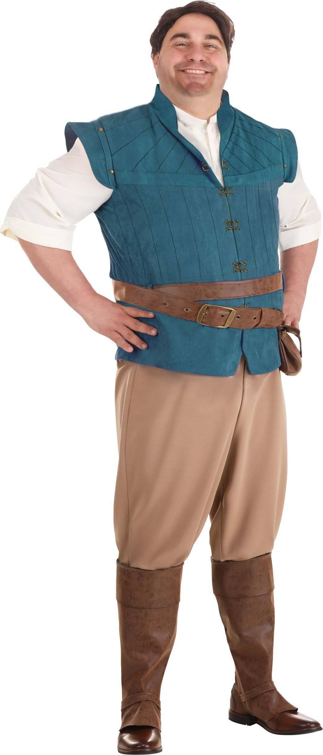 Fun Costumes Plus Size Tangled Flynn Rider Costume for Men 3X