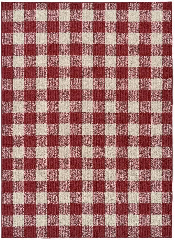Garland Rug Garland Rug Country Chili/Ivory White, Red