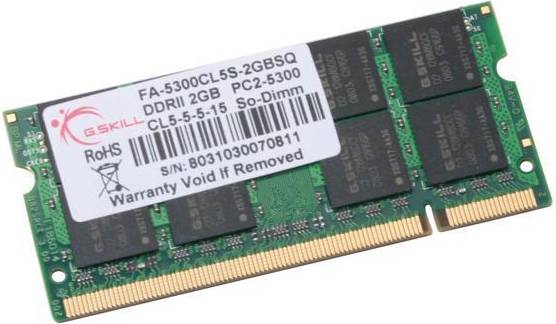 G.Skill 2GB Memory For Apple Notebook