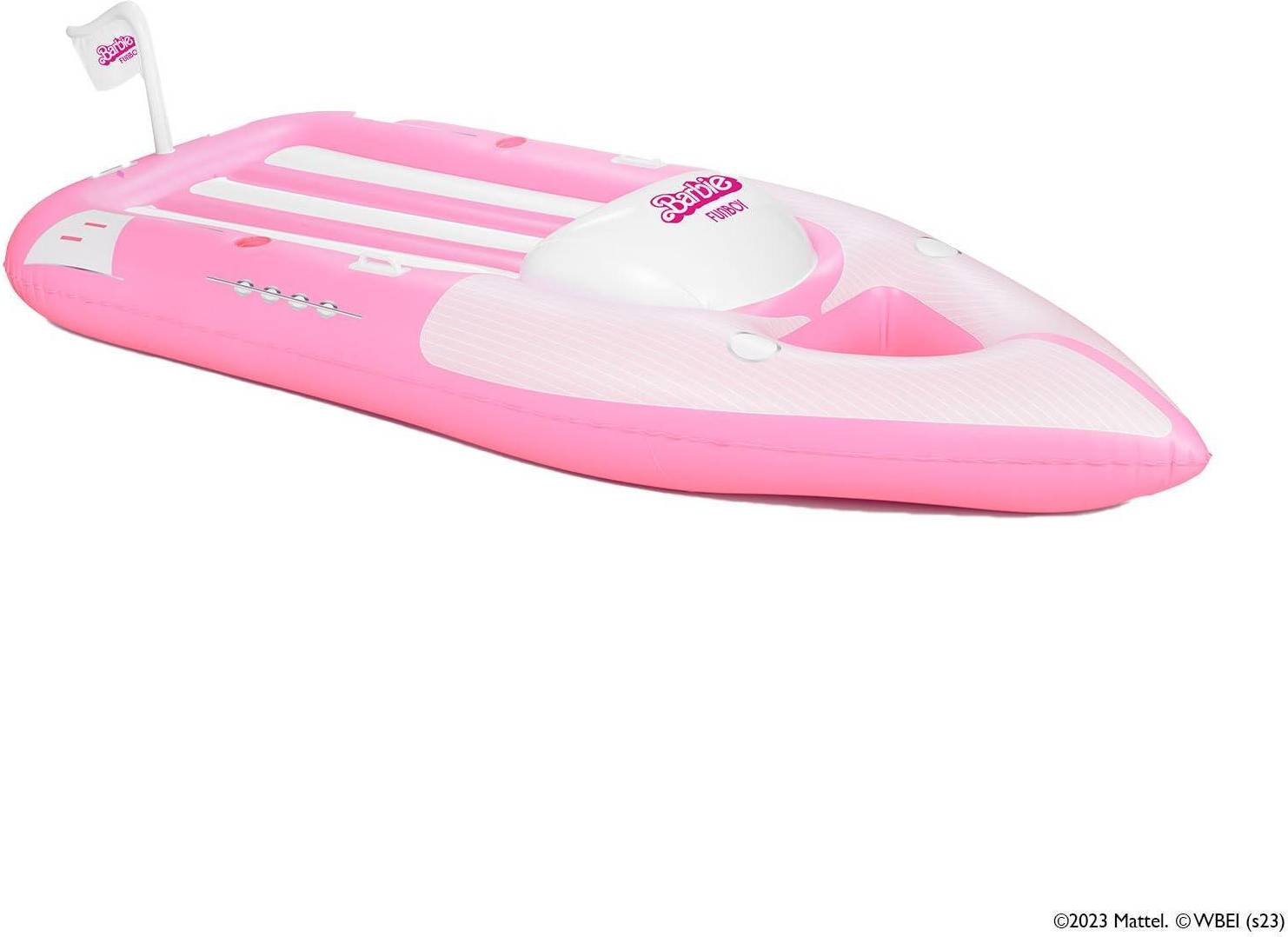Barbie pool Funboy Barbie The Movie & Speed Boat Inflatable Pool Float Medium