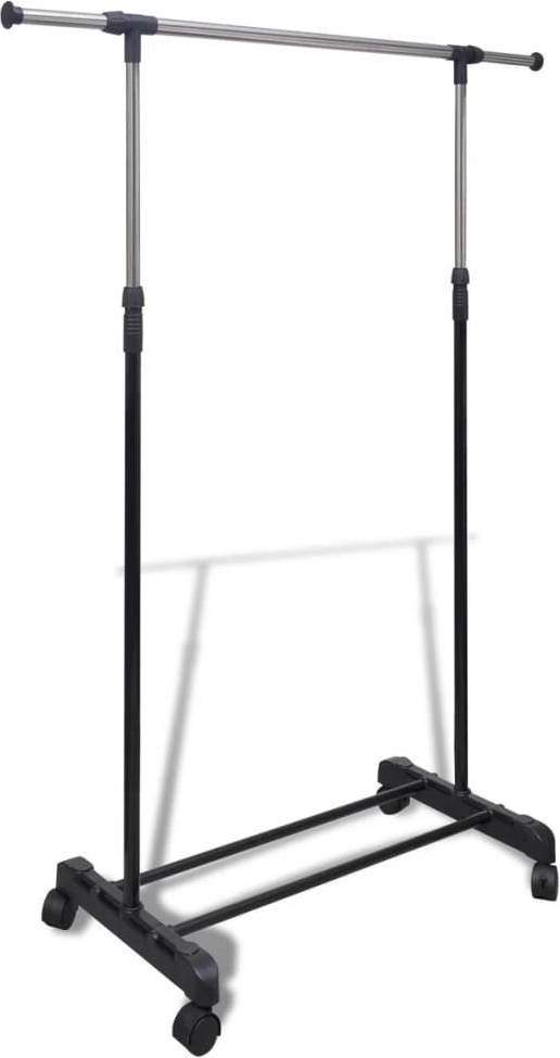 vidaXL Adjustable 4 Castors Clothes Rack