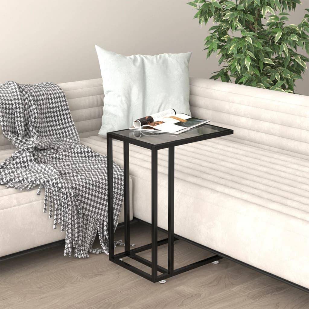 vidaXL Computer Side Tempered Small Table