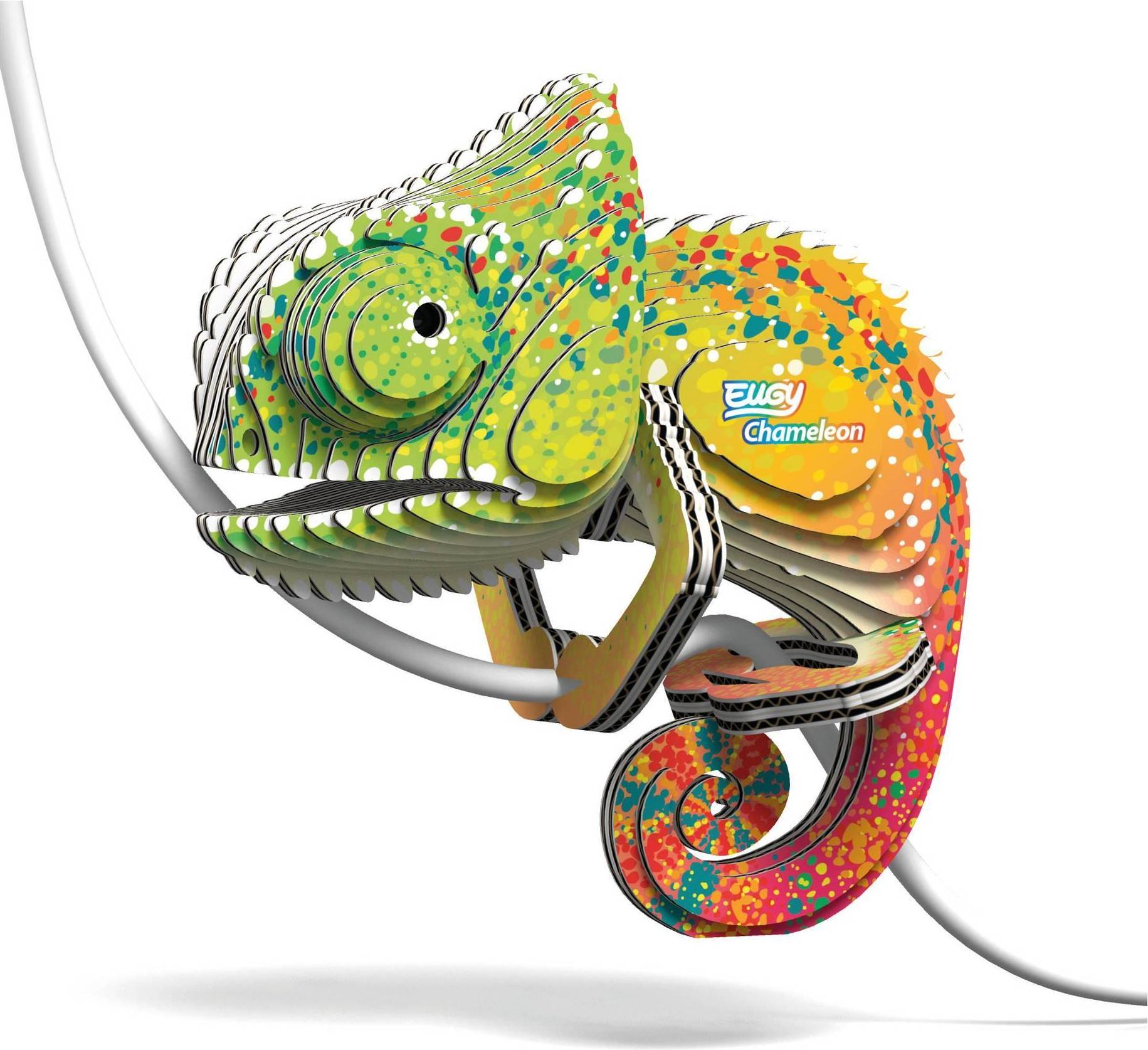 Eugy 3D Chameleon Model Kit