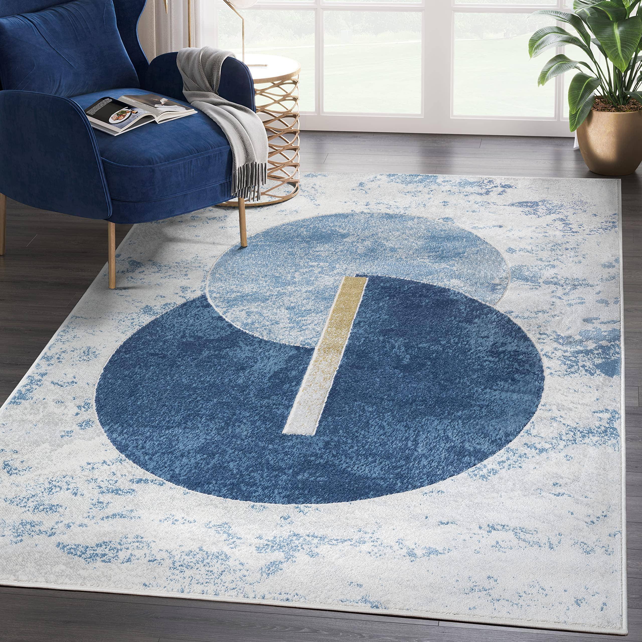 Abani Rugs Atlas Collection Blue 48x72"