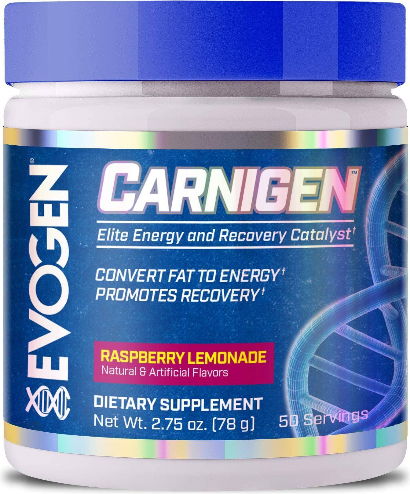 Revive Evogen Carnigen 50 Servings, Raspberry Lemonade