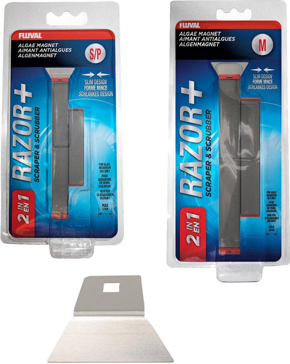 Fluval Razor Algmagnet med Blad medium