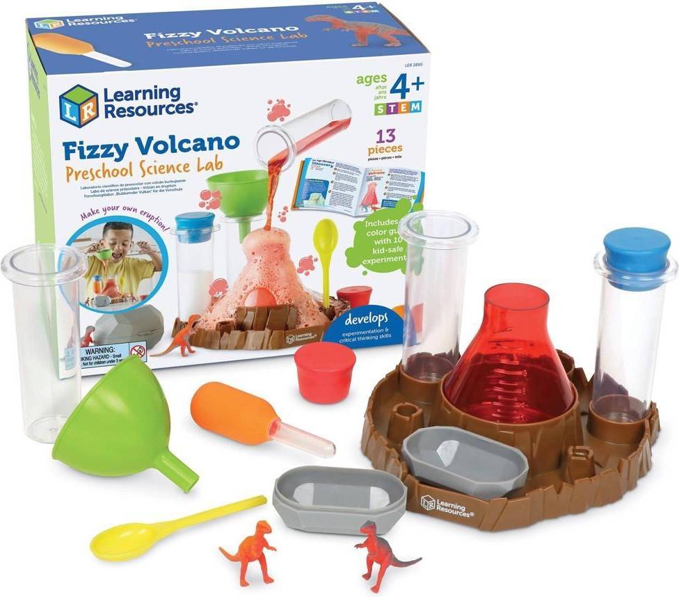 Fizzy Volcano Preschool Science Lab Set 13 Pieces