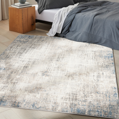 Calvin Klein Infinity Area Rug Blue Multicolor 221 x 160 cm Blue